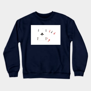 Aces High Four Aces Crewneck Sweatshirt